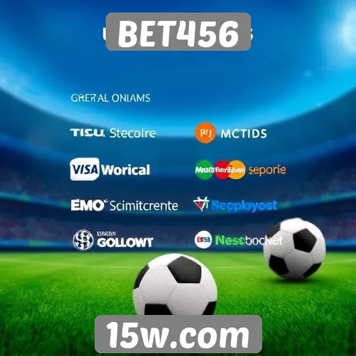 Métodos de pagamento disponíveis no BET456